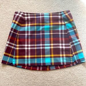 UO plaid mini skirt